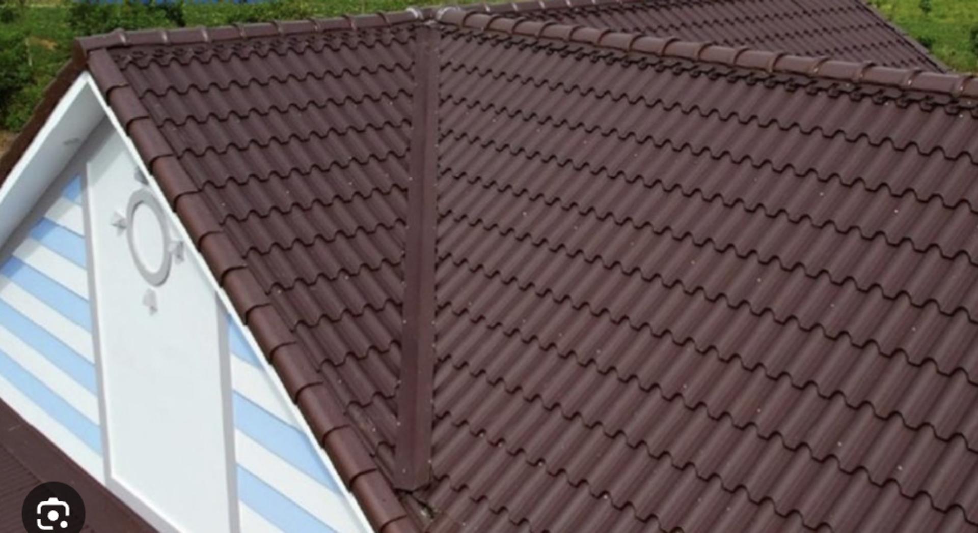 Hình ảnh minh họa mái tôn Phumy Diamond - Nâu Hoàng Thổ