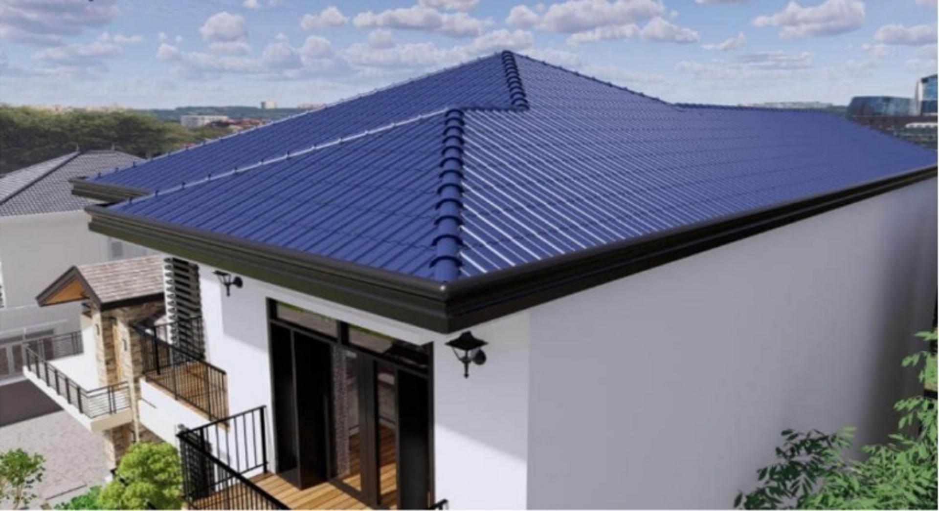 Hình ảnh minh họa mái tôn Phumy Panel - Xanh dương tím