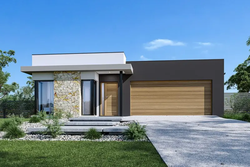 Mái bằng gồm lớp bê tông cốt thép, chống thấm và lớp cán nền, tạo dốc thoát nước