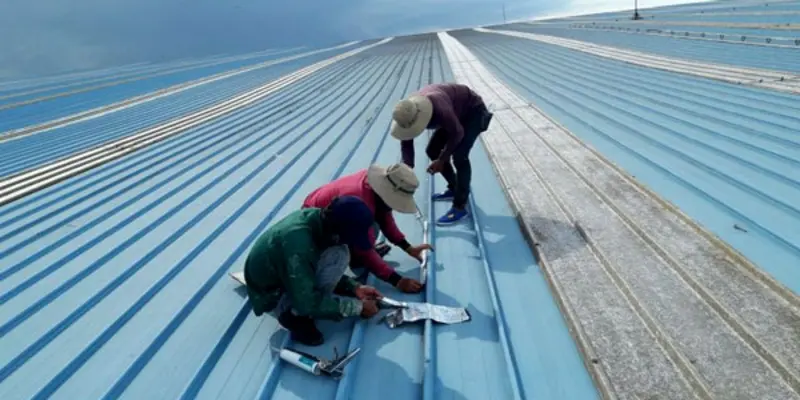 Một vài điều cần lưu ý khi sửa chữa tôn bị rỉ sét